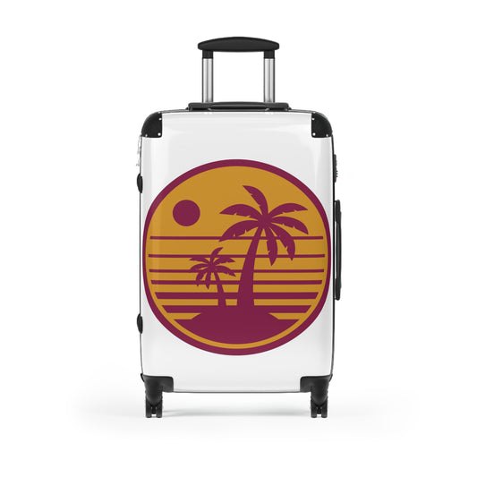 Travel themed Suitcase in Large, Medium and Small