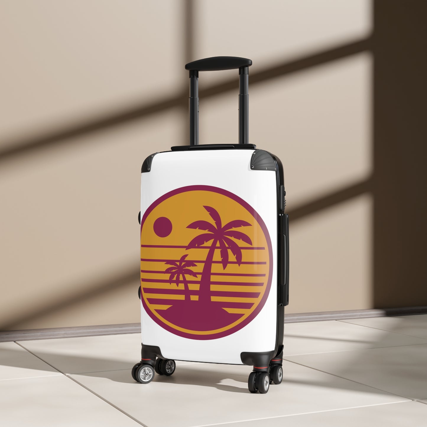 Travel themed Suitcase in Large, Medium and Small